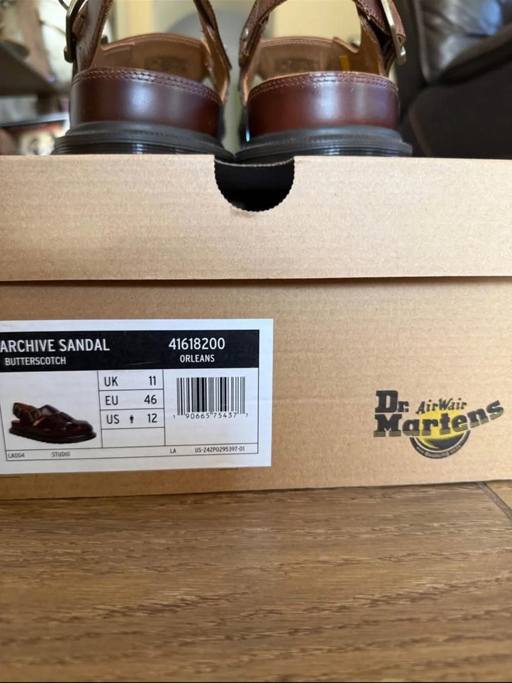 NWT Dr Martens Archive Sandal Men’s Size 12 Leather